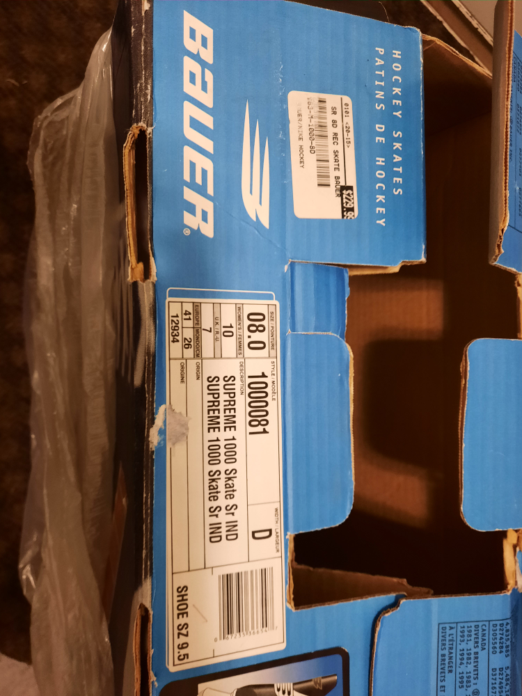 Bauer Supreme 1000 Skate SR IND Size 8 - photo 3