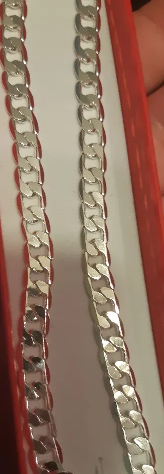 925 Sterling Silver Chain Necklace image indicator(3)