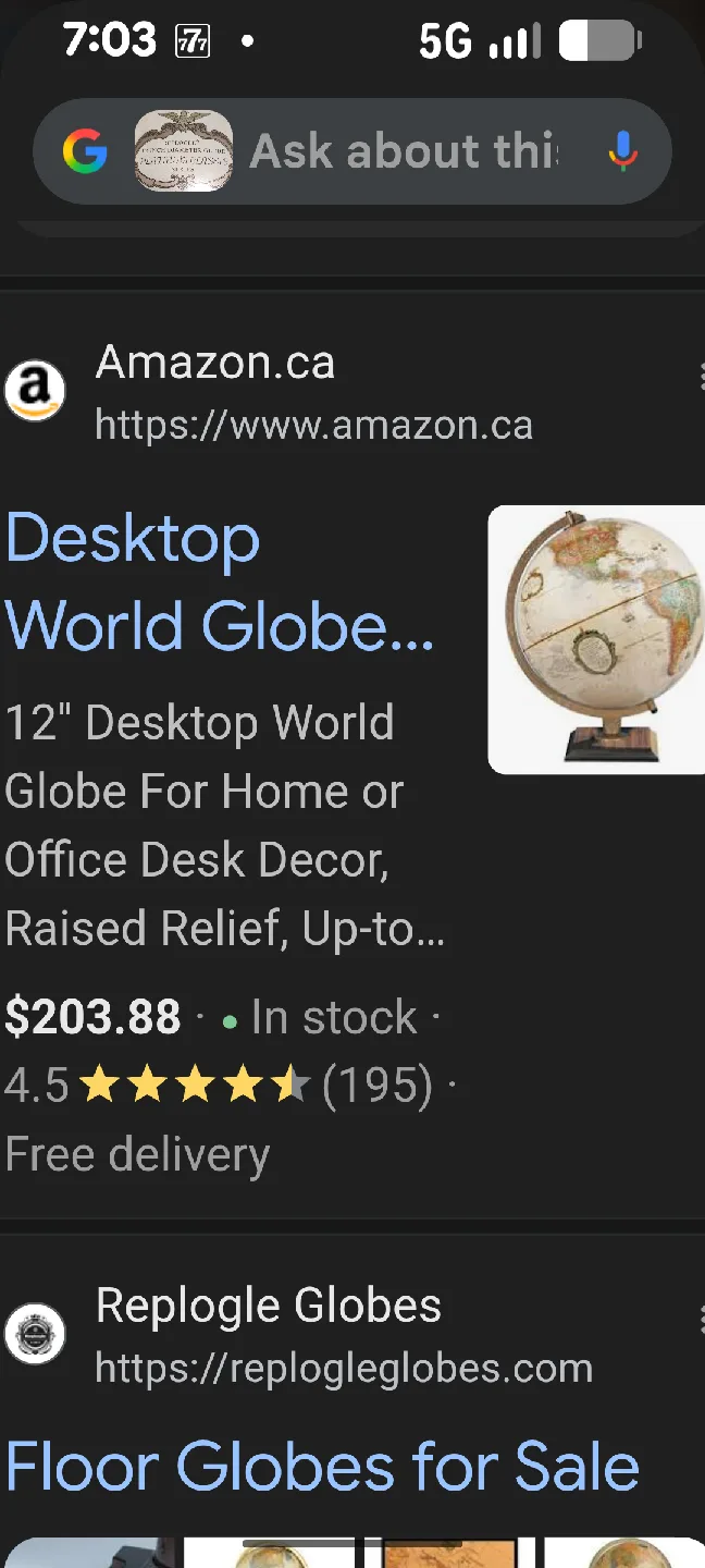 Replogle 12 Inch Diameter Globe Platinum Classic Series image indicator(8)