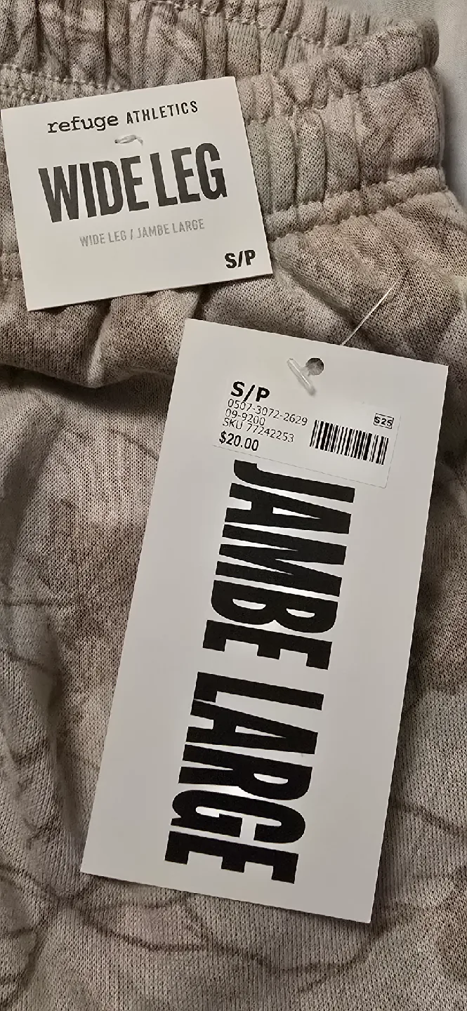 NEW! Refuge Athletics Wide Leg Pants - Size Womens Small image indicator(6)