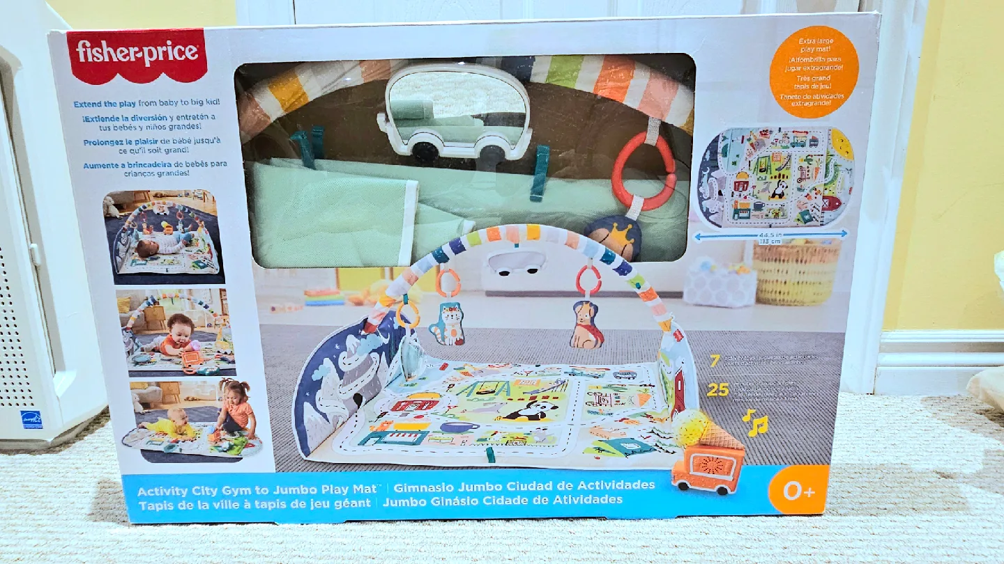 Fisher-Price Activity City Gym to Jumbo Play Mat