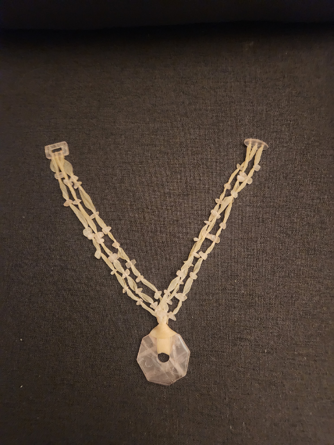 Quartz Crystal Pendant Necklace