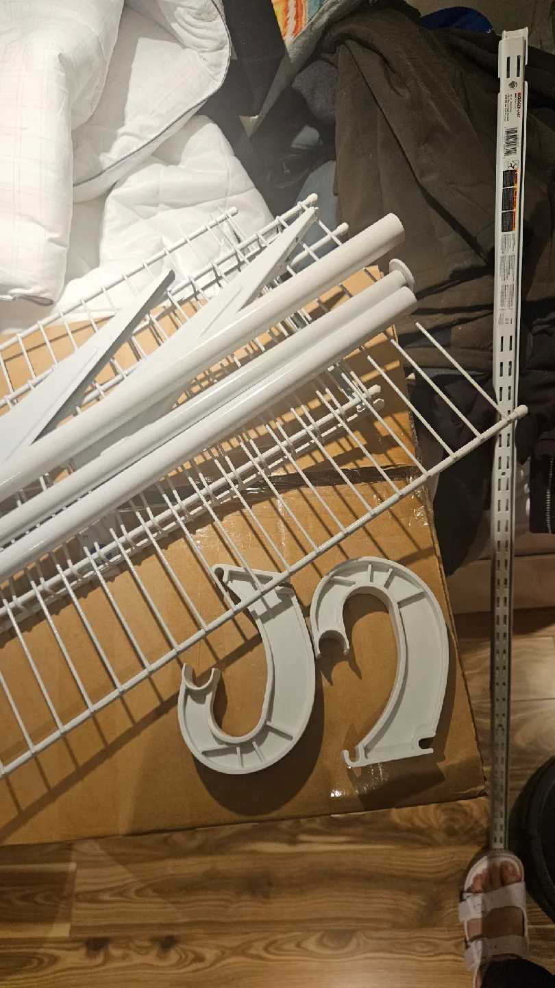White Closet Organizer System thumbnail