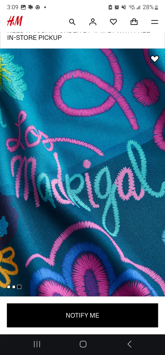 H&M Girls' Mirabel Encanto Dress Costume - Size 8-10 image indicator(2)