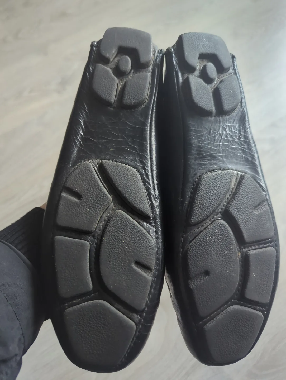 UGG Australia Black Patent Leather Loafers - Women's US 8 image indicator(3)