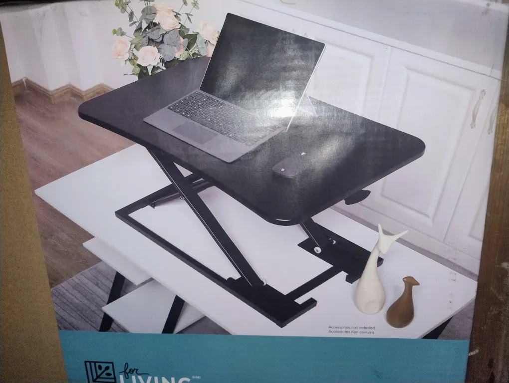 sit to stand Adjustable desk riser image indicator(3)