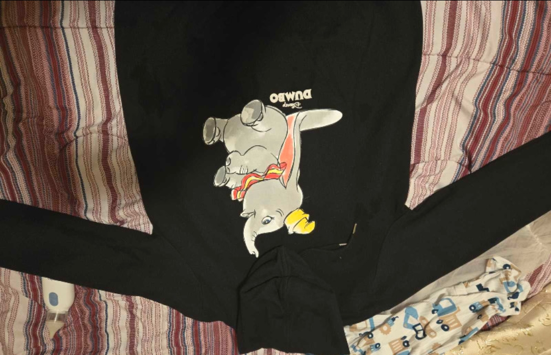 Disney Dumbo Black Hoodie