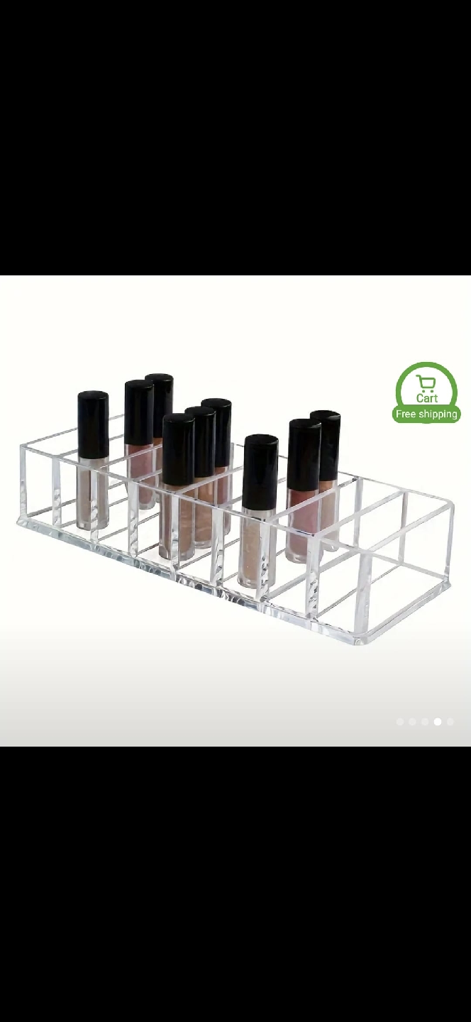 Acrylic Lipstick Organizer