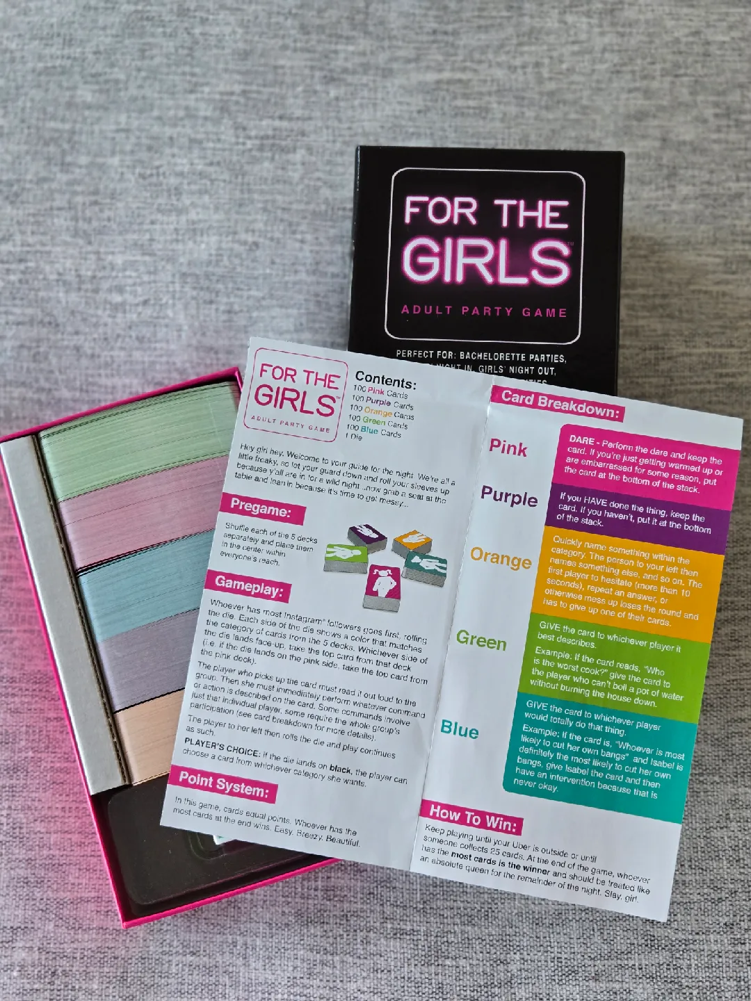 For the Girls Game, Adult Party, Board games thumbnail