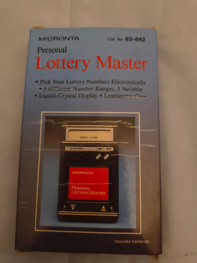 Micronta Personal Lottery Master - Vintage! image indicator(2)