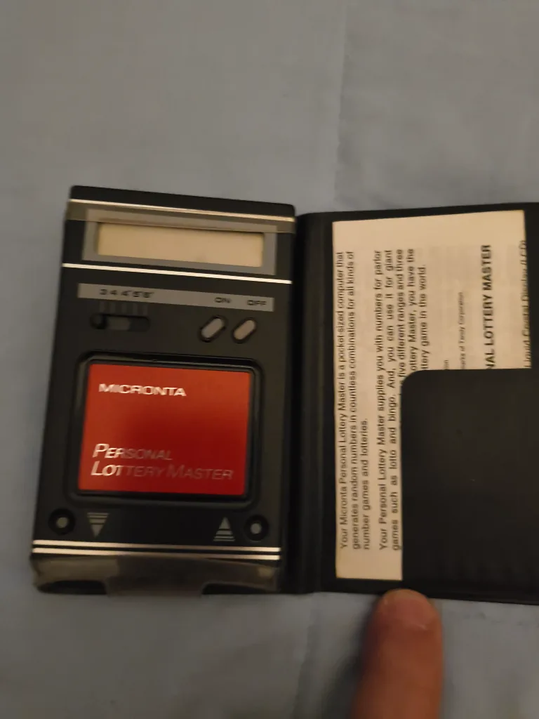 Micronta Personal Lottery Master - Vintage! image indicator(4)