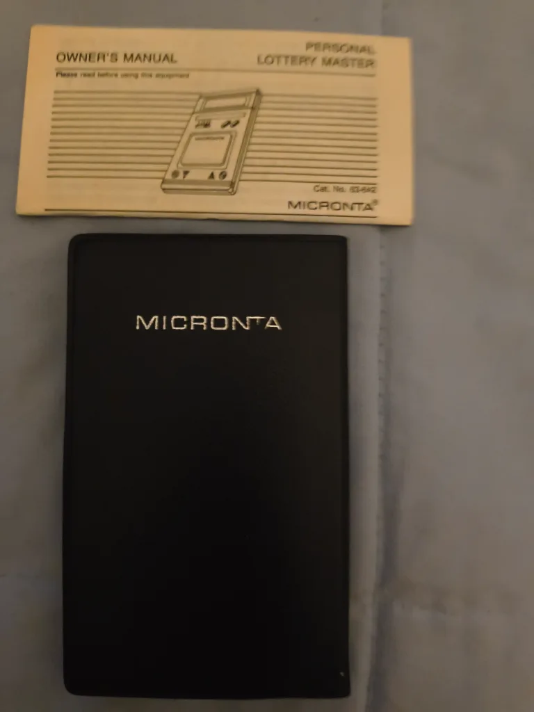Micronta Personal Lottery Master - Vintage! image indicator(5)