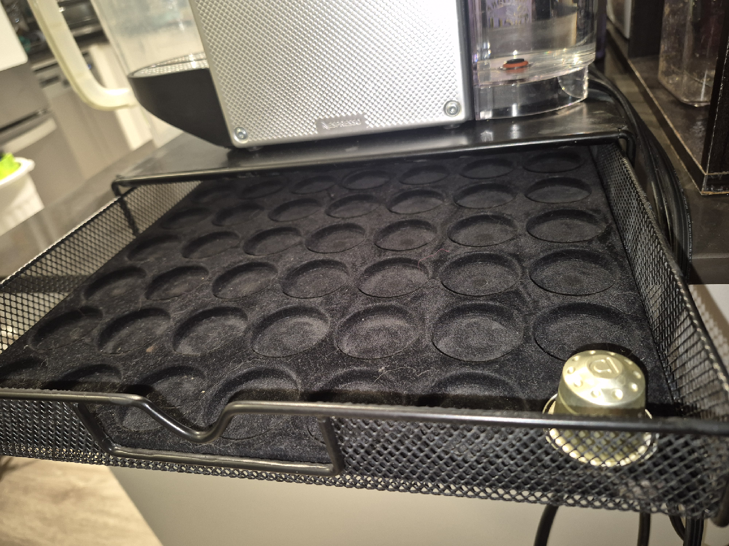 Nespresso Black Mesh Coffee Pod Drawer