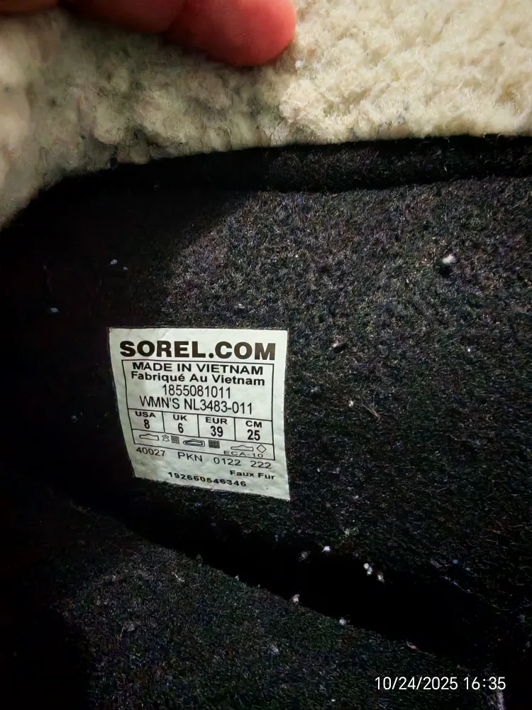 Sorel Women's NL3483-011 Winter Boots - Size 8 image indicator(2)