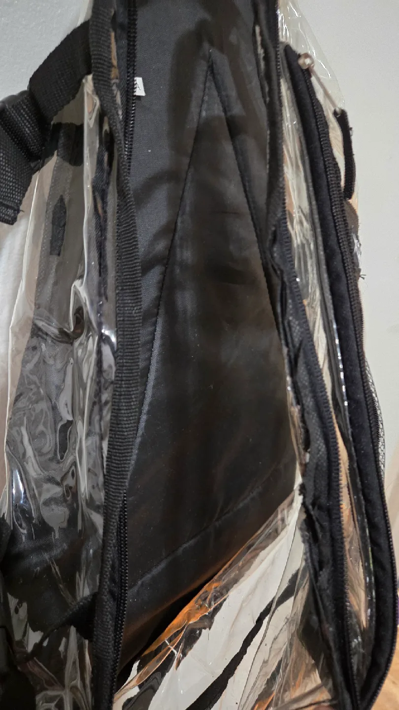 TruGear Black and clear Backpack image indicator(2)