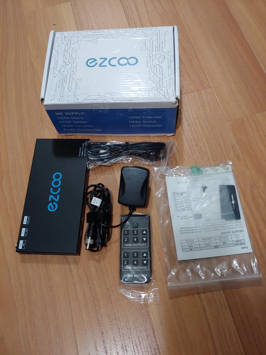 HDMI Matrix 4x2 4K 60Hz 4:4:4 HDR Dolby Vision Dolby Atmos