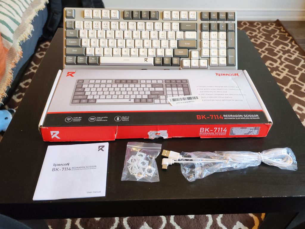 Redragon BK-7114 Scissor Mechanical Slim Wireless Keyboard - photo 2