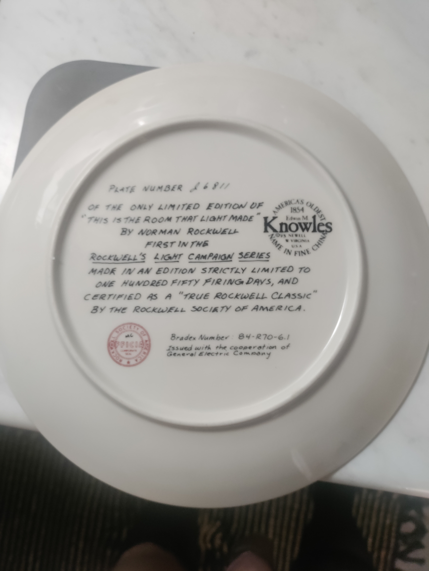 Norman Rockwell Knowles Collector Plate - photo 2