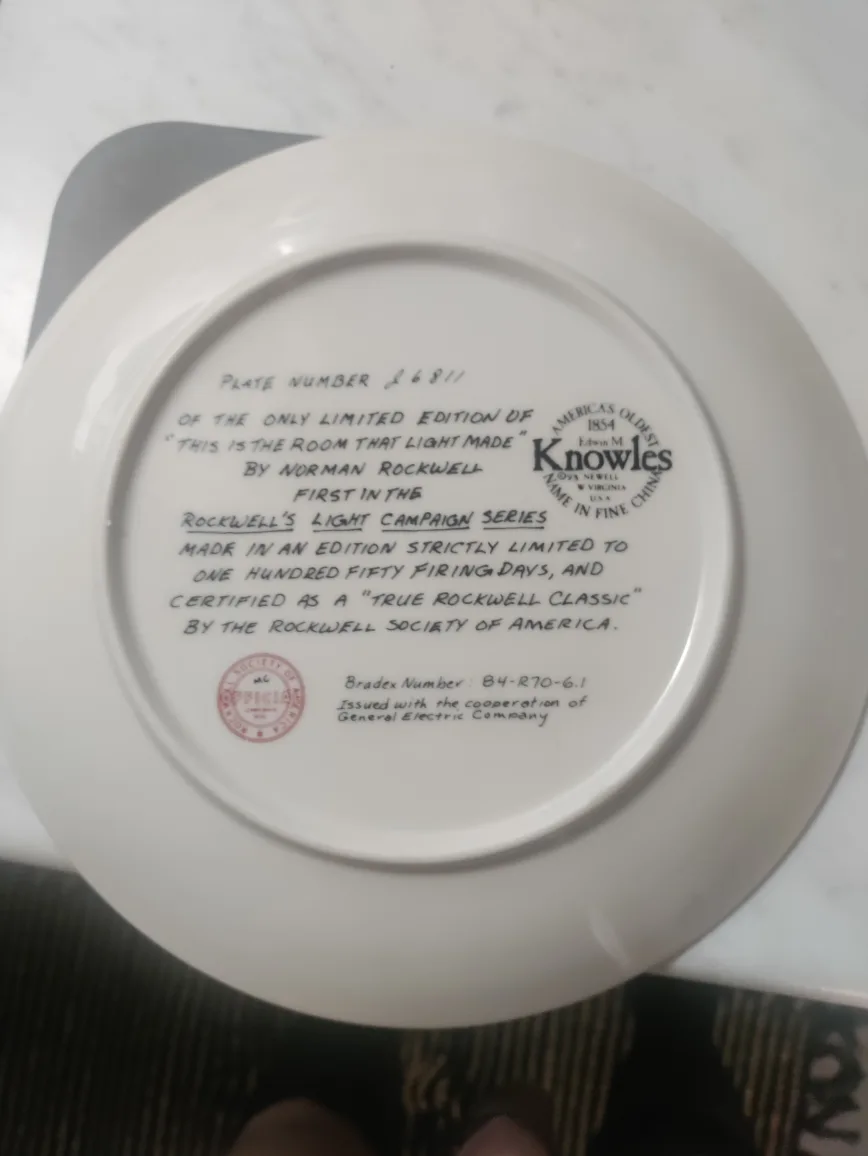Norman Rockwell Knowles Collector Plate image indicator(2)