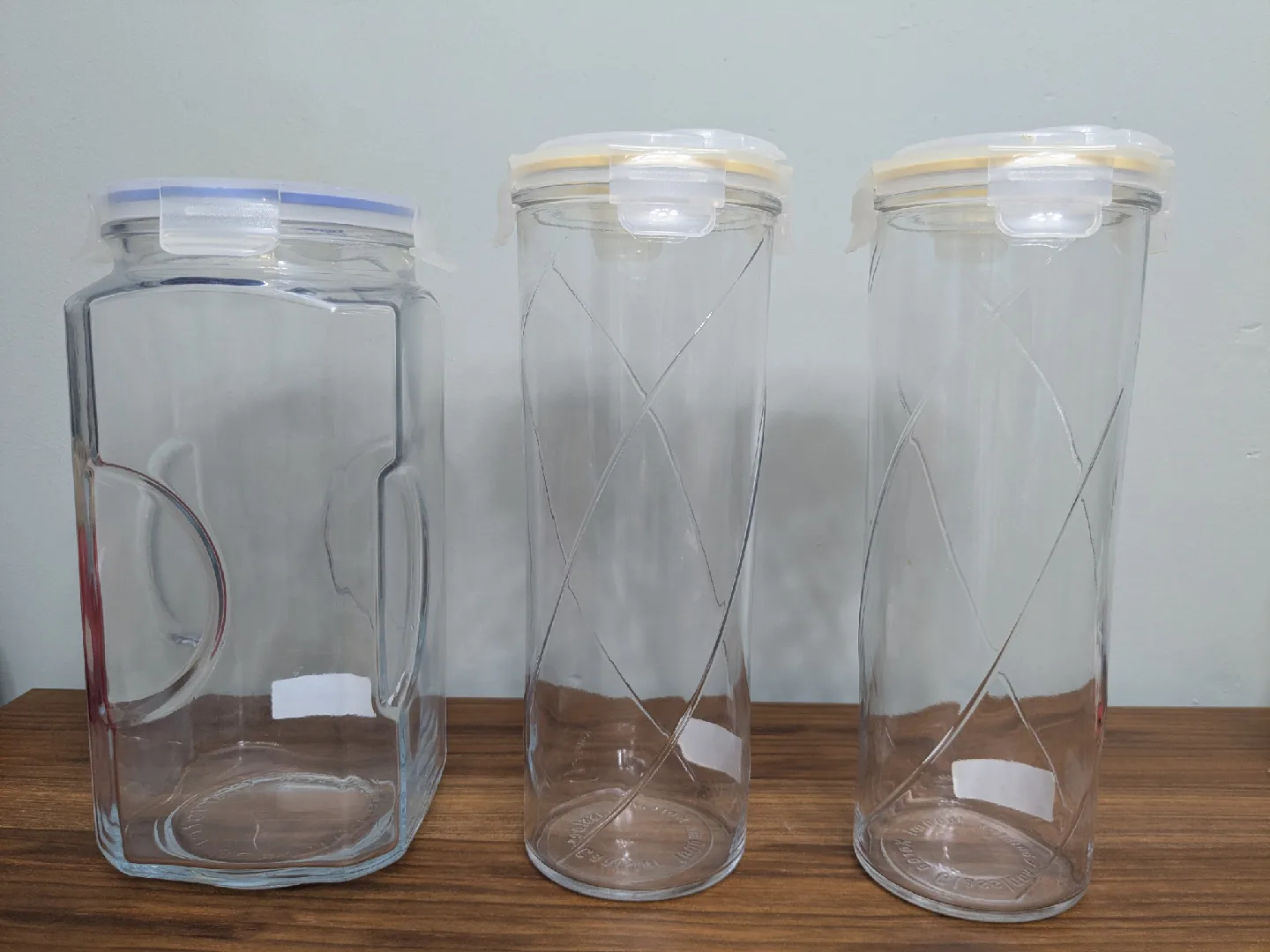Lock & Lock Glass Tall Storage Jars thumbnail