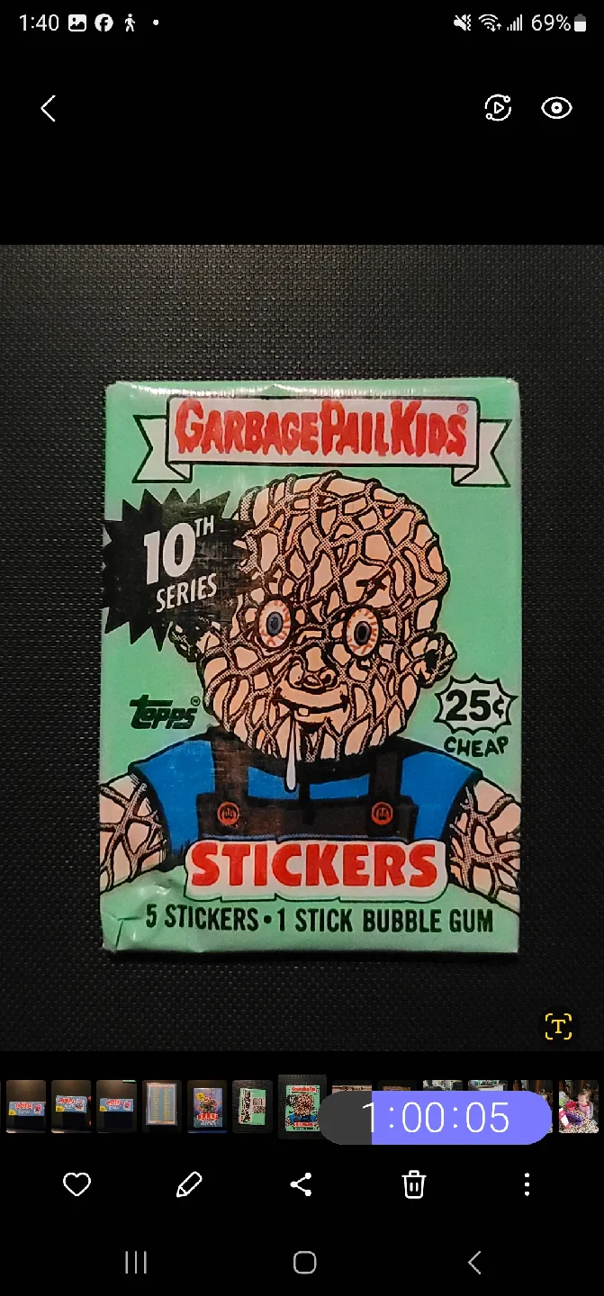 Garbage Pail Kids 10th Series Sticker Pack thumbnail