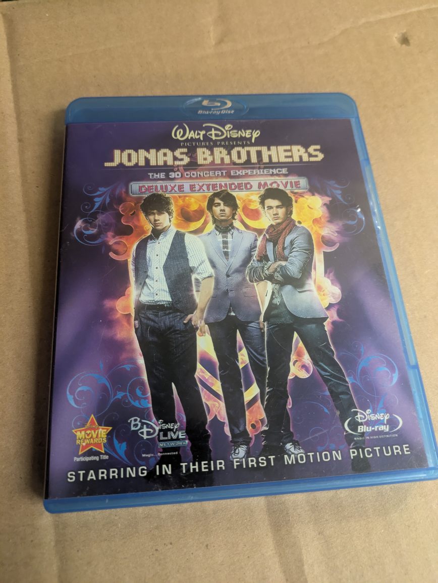 Jonas Brothers: The 3D Concert Experience Blu-ray