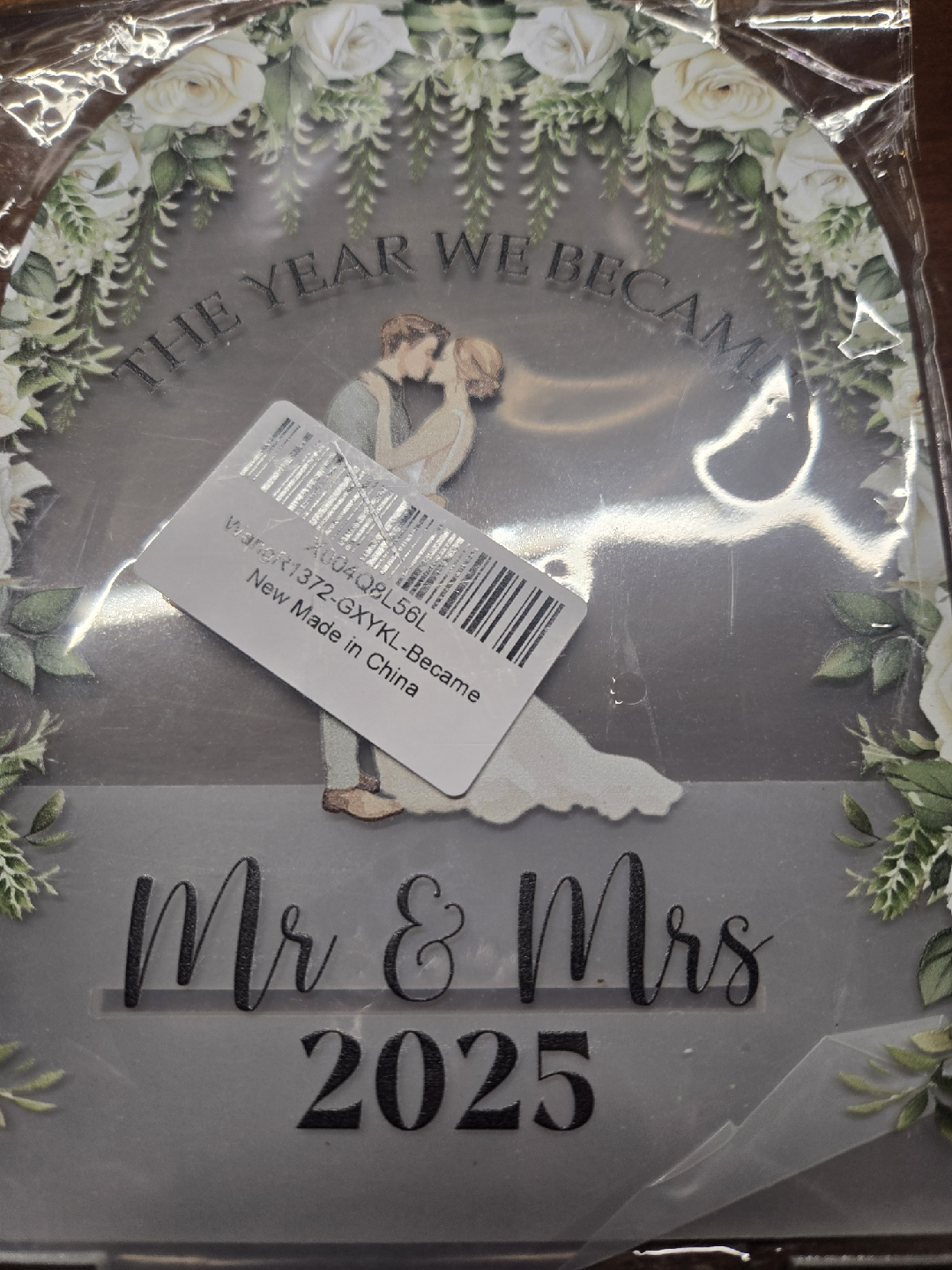 Mr & Mrs 2025 Wedding Table Decoration - New