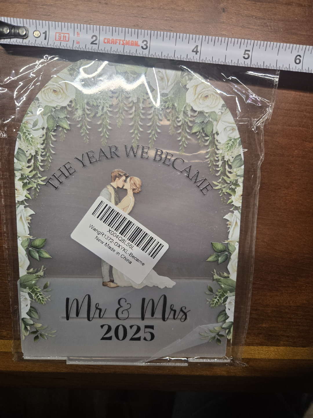 Mr & Mrs 2025 Wedding Table Decoration - New - photo 3
