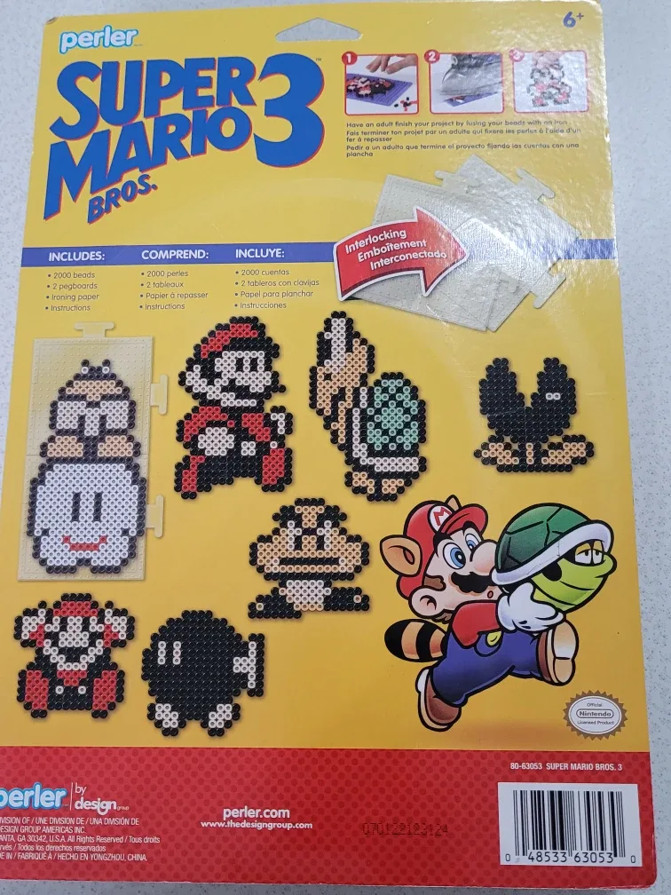 Perler Beads Crafts Nintendo Super Mario Bros Fuse BeadsKit image indicator(3)