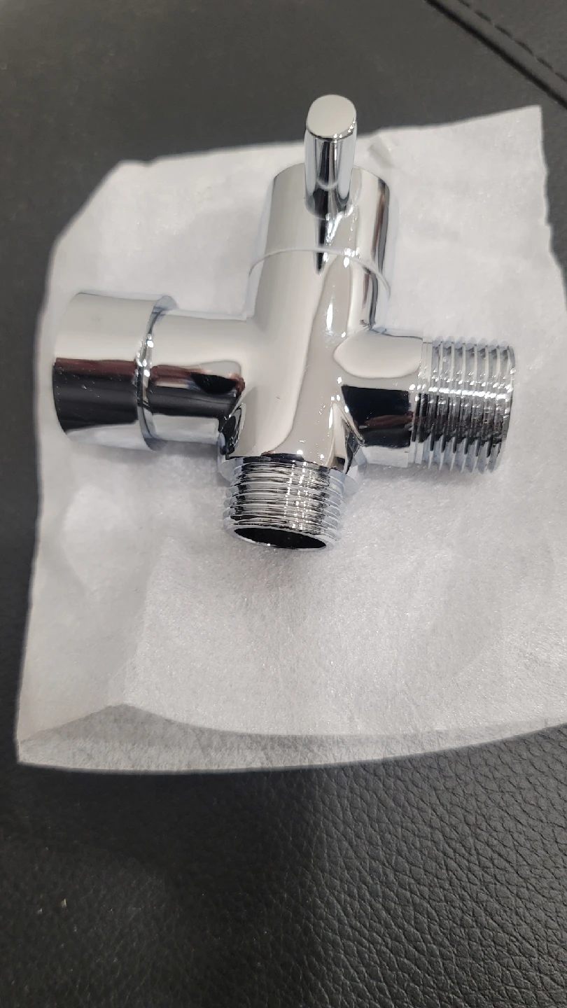 New Chrome T-adapter Valve - photo 2