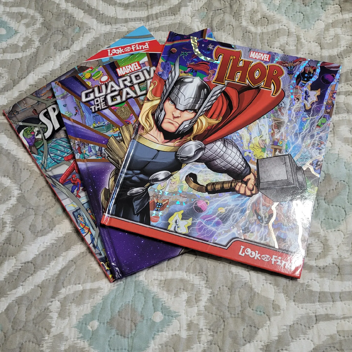 Lot of 3 Marvel "Look and Find " Hardcover Books image indicator(5)