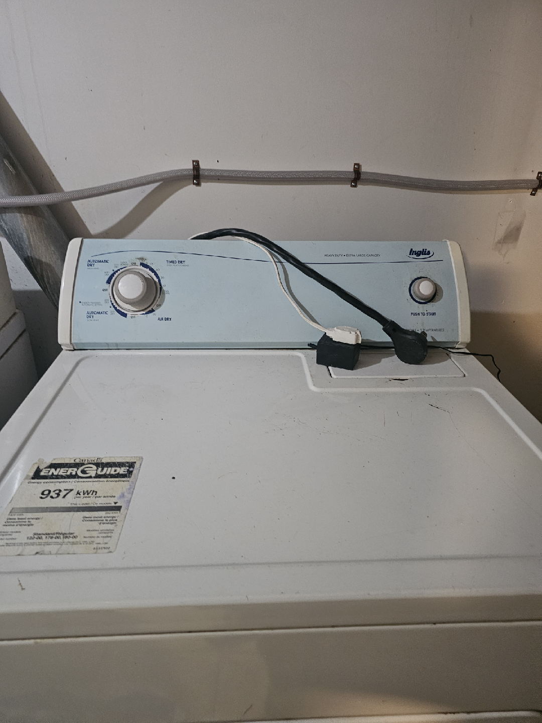 Inglis Heavy Duty Extra Large Capacity Dryer
