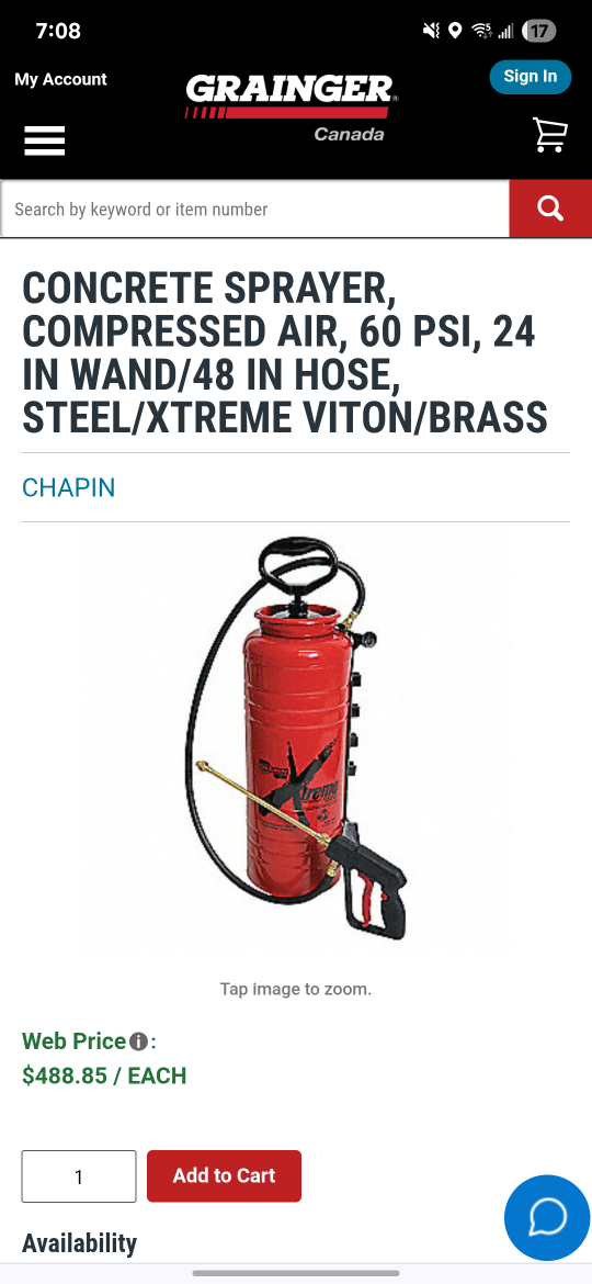 Xtreme Industrial Concrete Sprayer 3.5 Gal - photo 3
