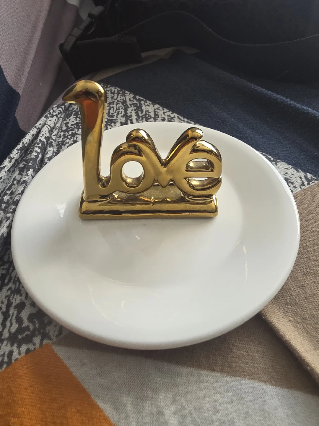 Gold LOVE Decor/Jewelry Holder - photo 2