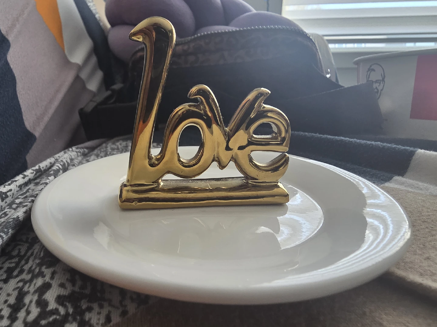 Gold LOVE Decor/Jewelry Holder - photo 3