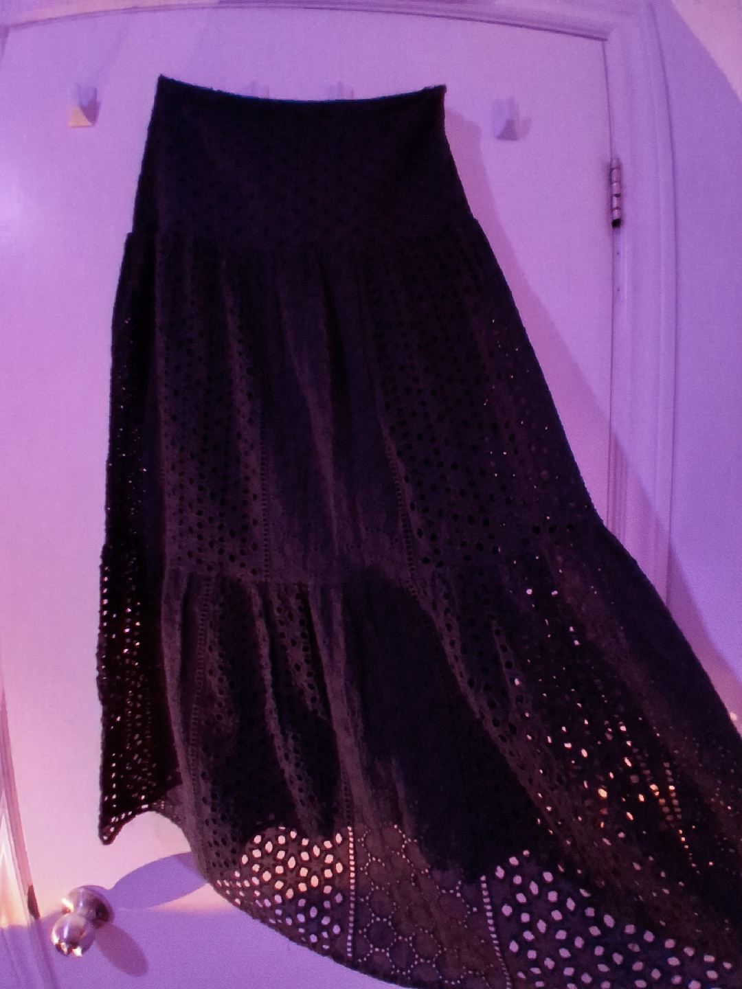 Black long skirt