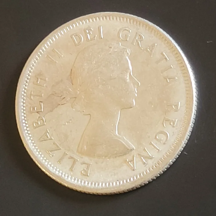 Canadian 1962 25 Cent Coin thumbnail