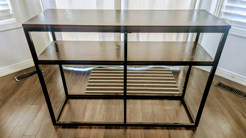 Console Table with Shelf
