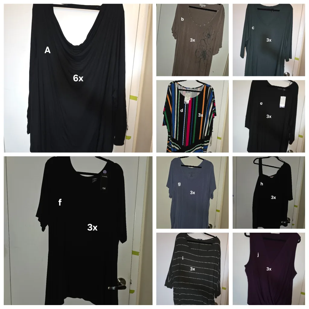 Plus Size Tops - Sizes 3X, 4X, 6X thumbnail