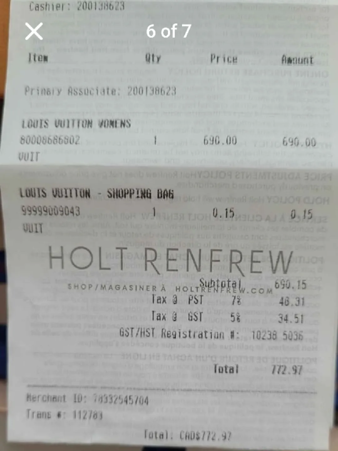 Louis Vuitton Chain Belt Size 80/32 image indicator(7)