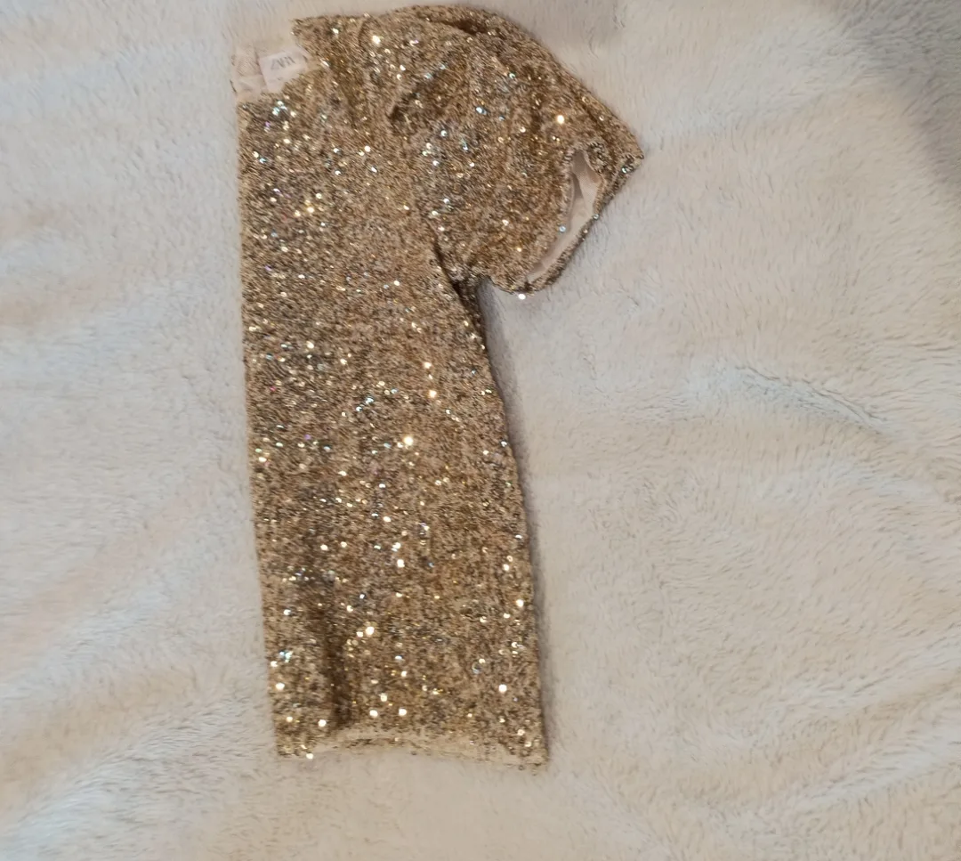 Zara Kids Sequin Top - Size 10 image indicator(3)