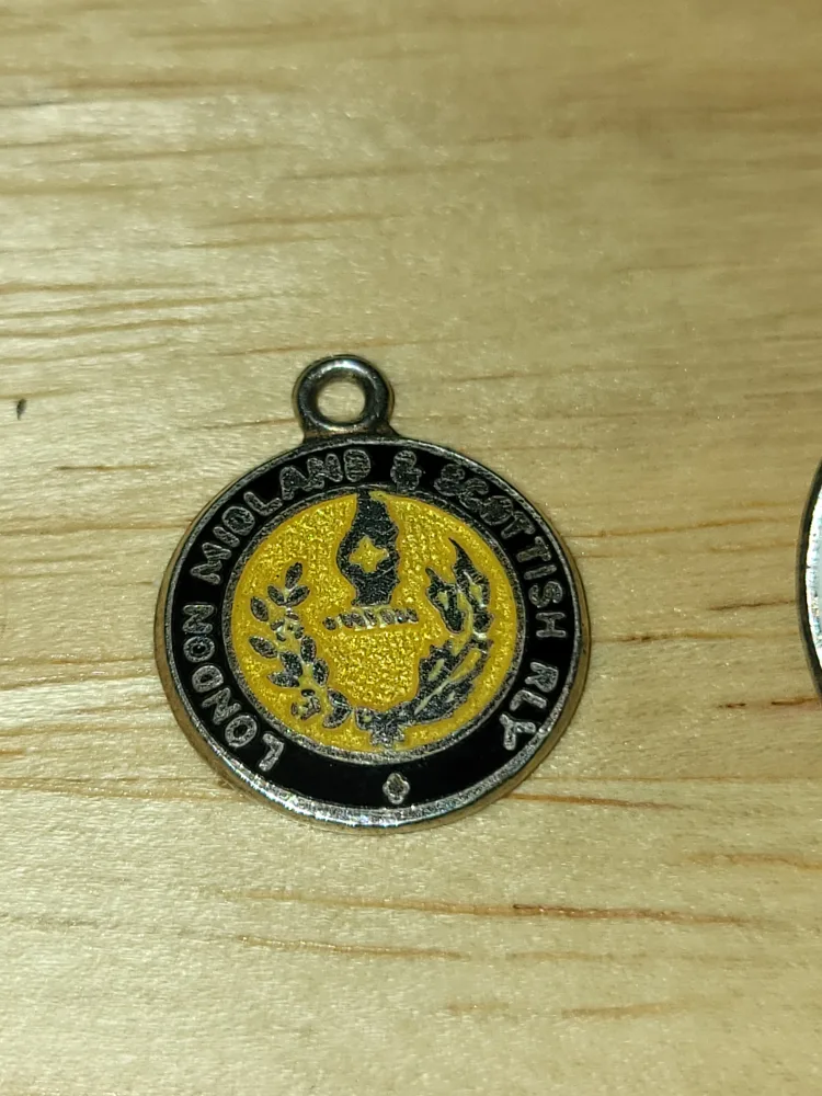 Vintage Sterling Silver Medallion & Pin image indicator(2)