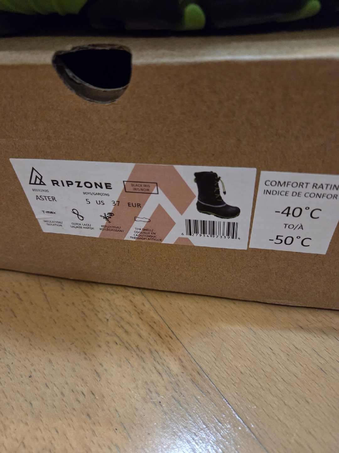 Ripzone Boys Winter Boots - Size 5 - photo 4