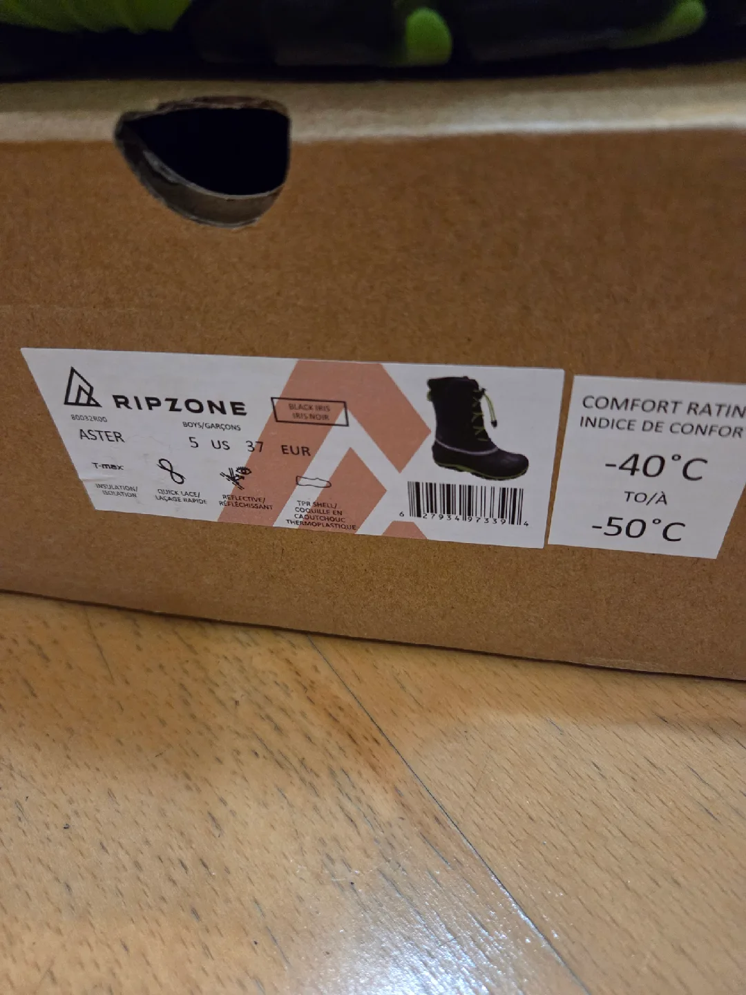 Ripzone Boys Winter Boots - Size 5 image indicator(4)