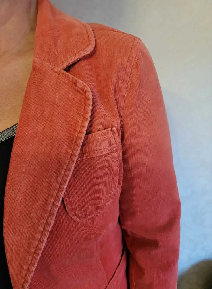 Orange Corduroy Blazer image indicator(2)