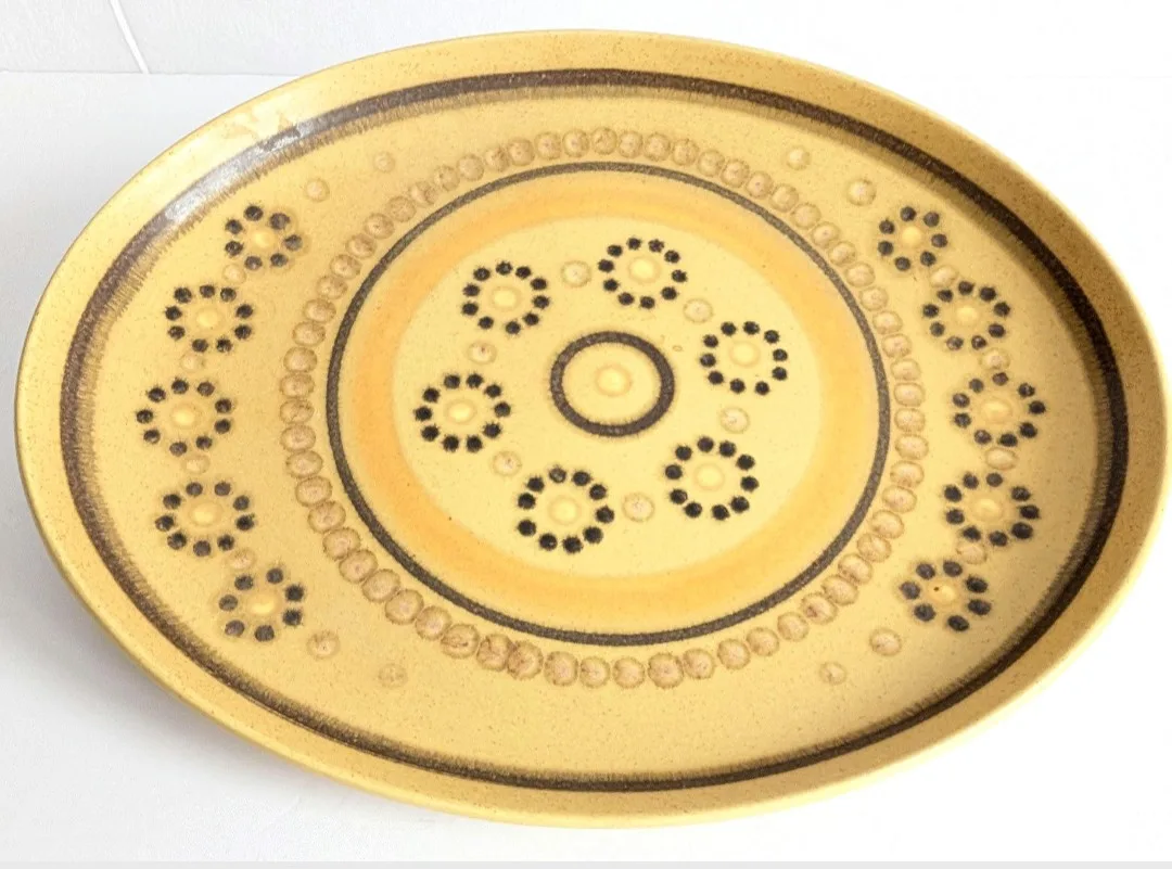 Franciscan Honeycomb Ceramic Platter image indicator(2)