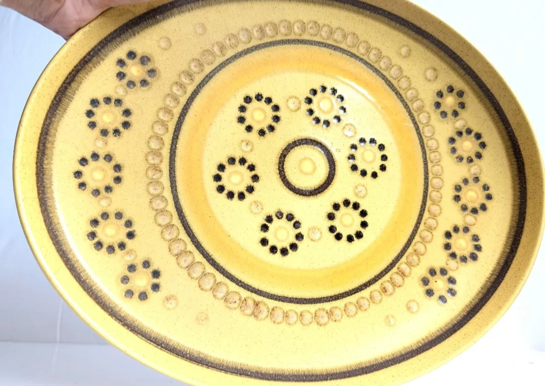 Franciscan Honeycomb Ceramic Platter image indicator(7)