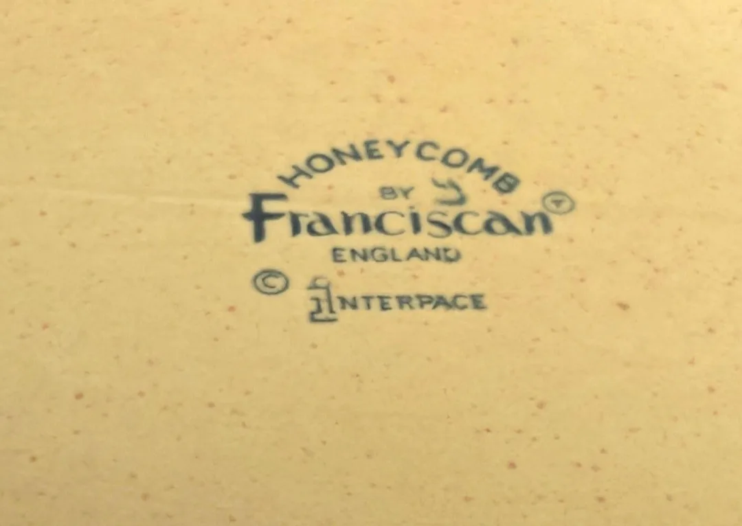 Franciscan Honeycomb Ceramic Platter image indicator(8)