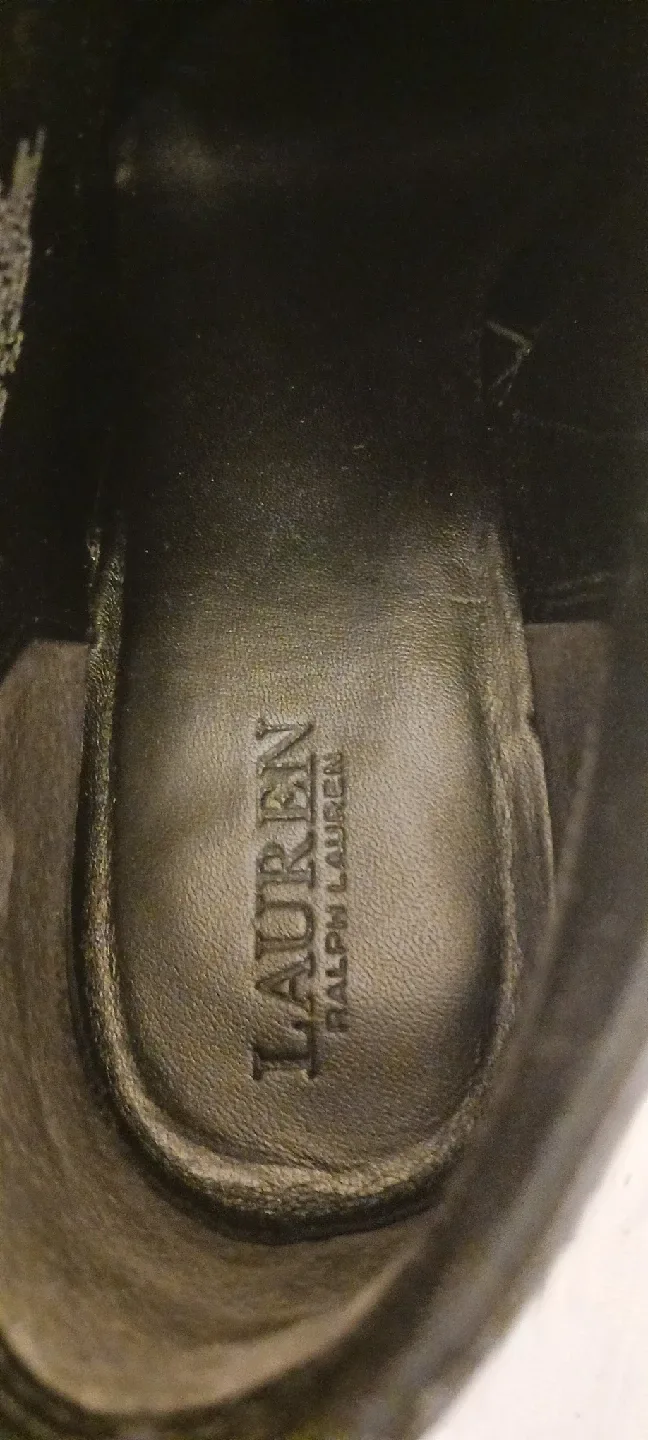 Ralph Lauren Black Pointed Toe Heeled Booties image indicator(3)