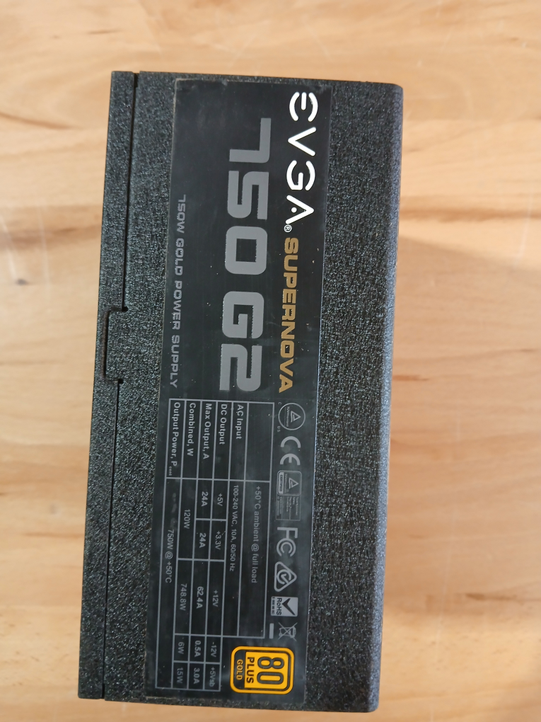 EVGA SuperNOVA 750 G2 Power Supply - photo 2